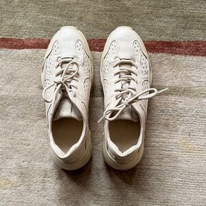 ECCO size 38 (fits like 8 or 8.5) Women’s chunky sneaker in beige
